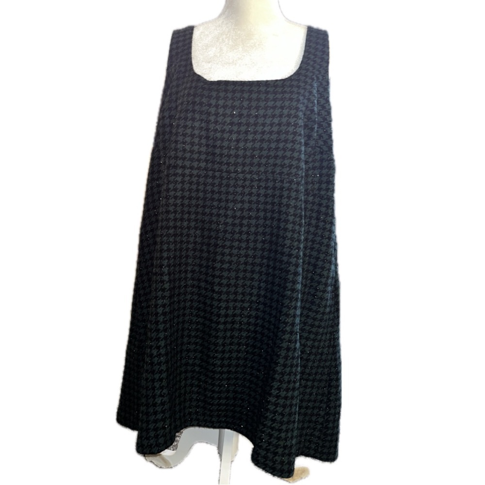 NWOT ModCloth houndstooth tweed-like dress 24W